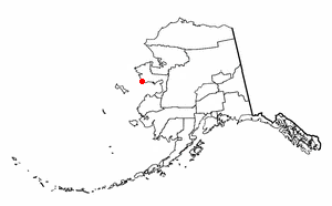  Map of Alaska highlighting Nome