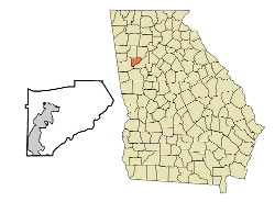  Douglas County Georgia Winston Highlighted