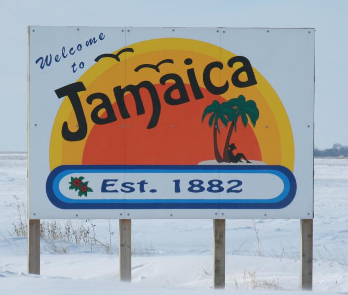  Jamaica Iowa 20080118 Sign