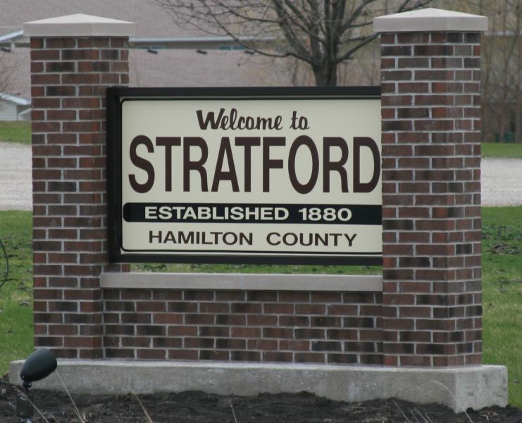  Stratford Iowa 20090419 Sign