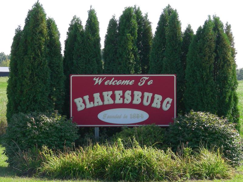  Blakesburg I A Sign