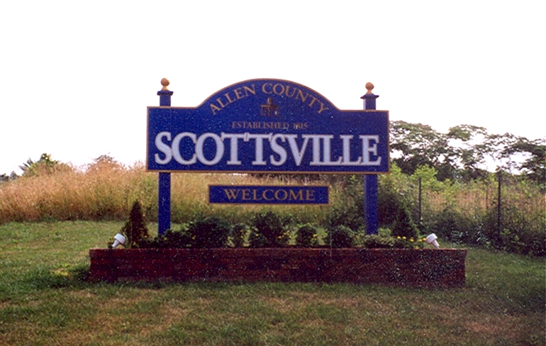  Scottsville K Y sign