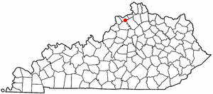  K Y Map-doton- Worthville