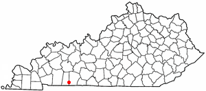  K Y Map-doton- Allensville