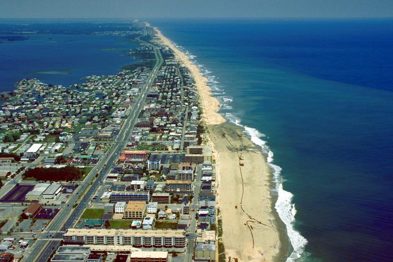  Ocean City Maryland aerial view north