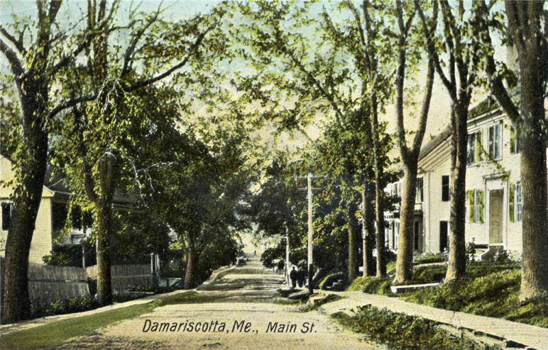  View of Main Street, Damariscotta, M E