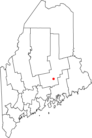 Map of Maine highlighting Old Town