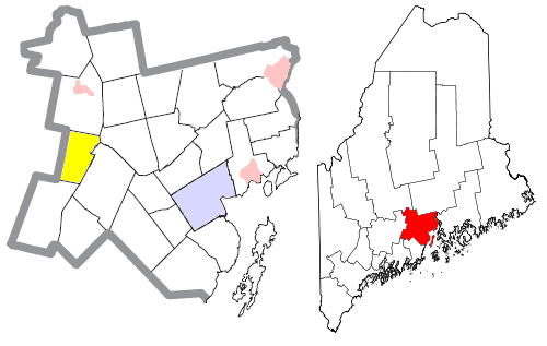  Waldo County Maine Incorporated Areas Freedom Highlighted