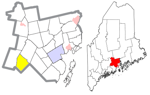 Waldo County Maine Incorporated Areas Liberty Highlighted