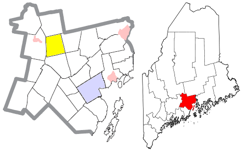  Waldo County Maine Incorporated Areas Thorndike Highlighted