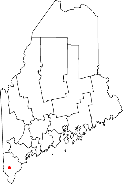  Map of Maine highlighting Sanford