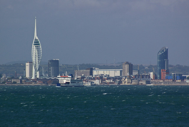  Portsmouth as seen from Ryde - geograph.org.uk - 1406986