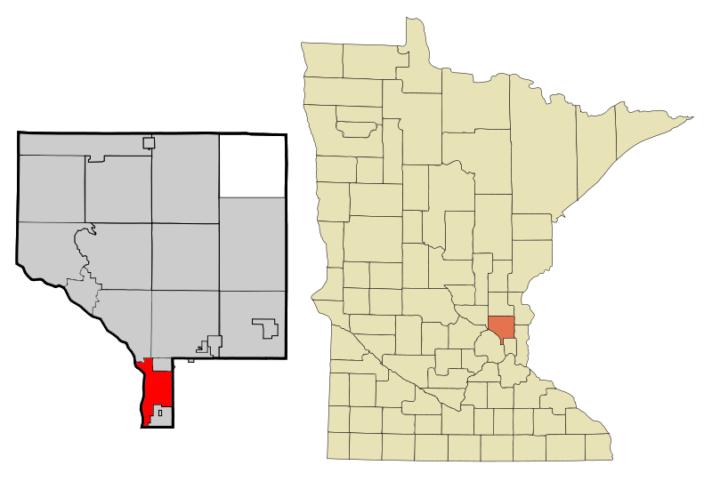  Anoka Cnty Minnesota Incorporated and Unincorporated areas Fridley Highlighted copy