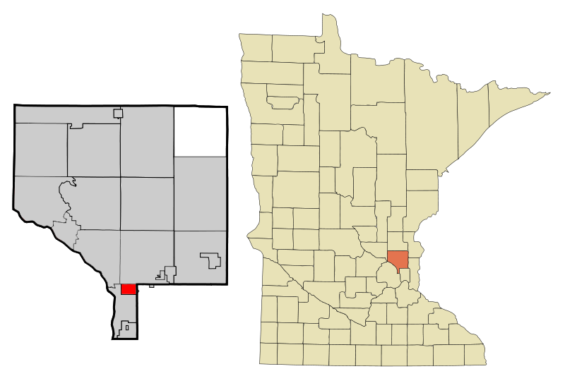  Anoka Cnty Minnesota Incorporated and Unincorporated areas Spring Lake Park Highlighted copy
