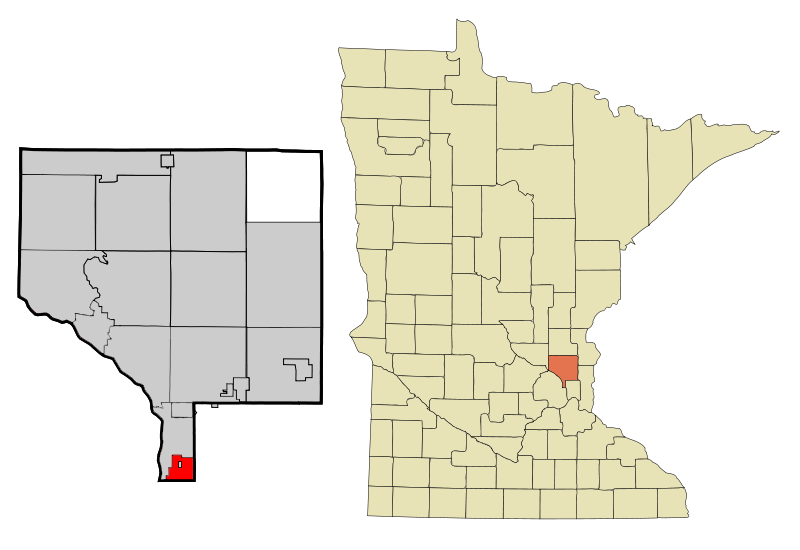  Anoka Cnty Minnesota Incorporated and Unincorporated areas Columbia Heights Highlighted copy