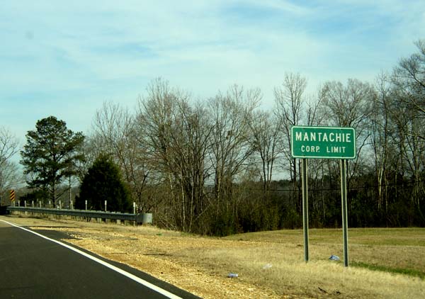  Mantachie, Mississippi city limits