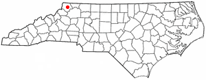  N C Map-doton- Jefferson