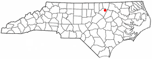  N C Map-doton- Centerville