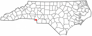  N C Map-doton- Pineville