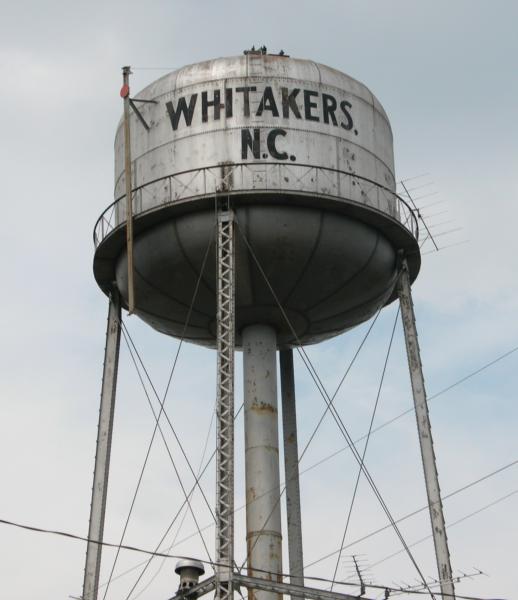 2005-06-25 Whitakers, N C water tower