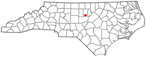  N C Map-doton- Carrboro