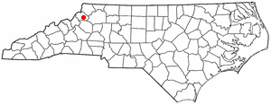  N C Map-doton- Boone