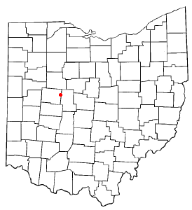  O H Map-doton- West Mansfield