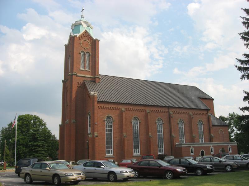  All Saints Catholic Church at New Riegel, northern side