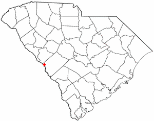  S C Map-doton- North Augusta
