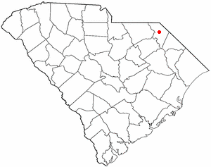  S C Map-doton- Bennettsville