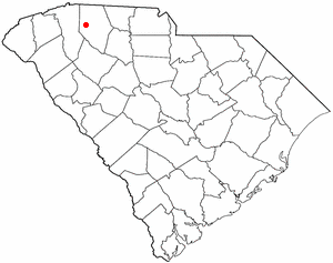  S C Map-doton- Reidville