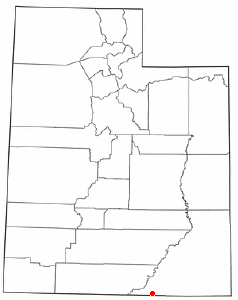  U T Map-doton- Navajo Mountain