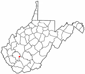  W V Map-doton- Whitesville