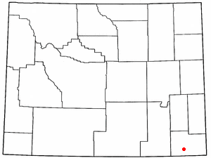  W Y Map-doton- Cheyenne